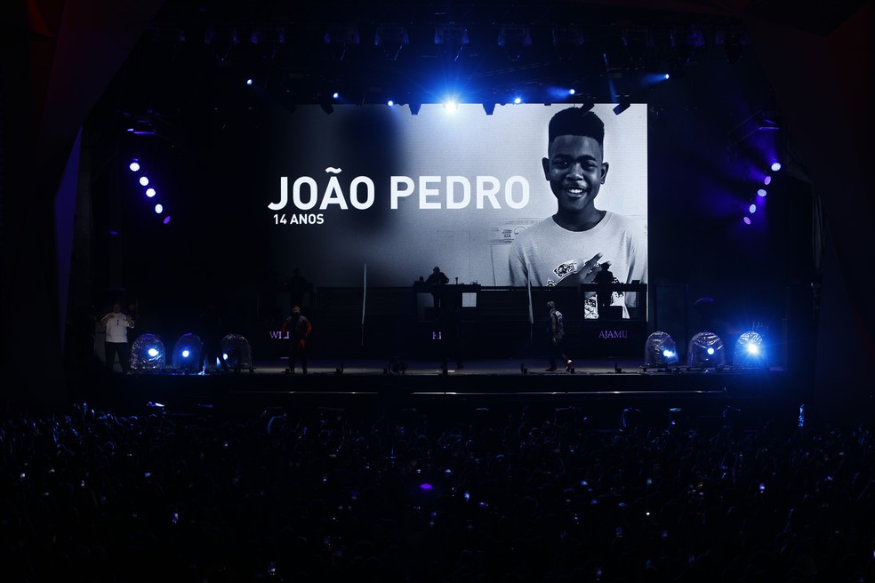 Racionais MC's relembram João Pedro — Foto: Brenno Carvalho / Agência O Globo
