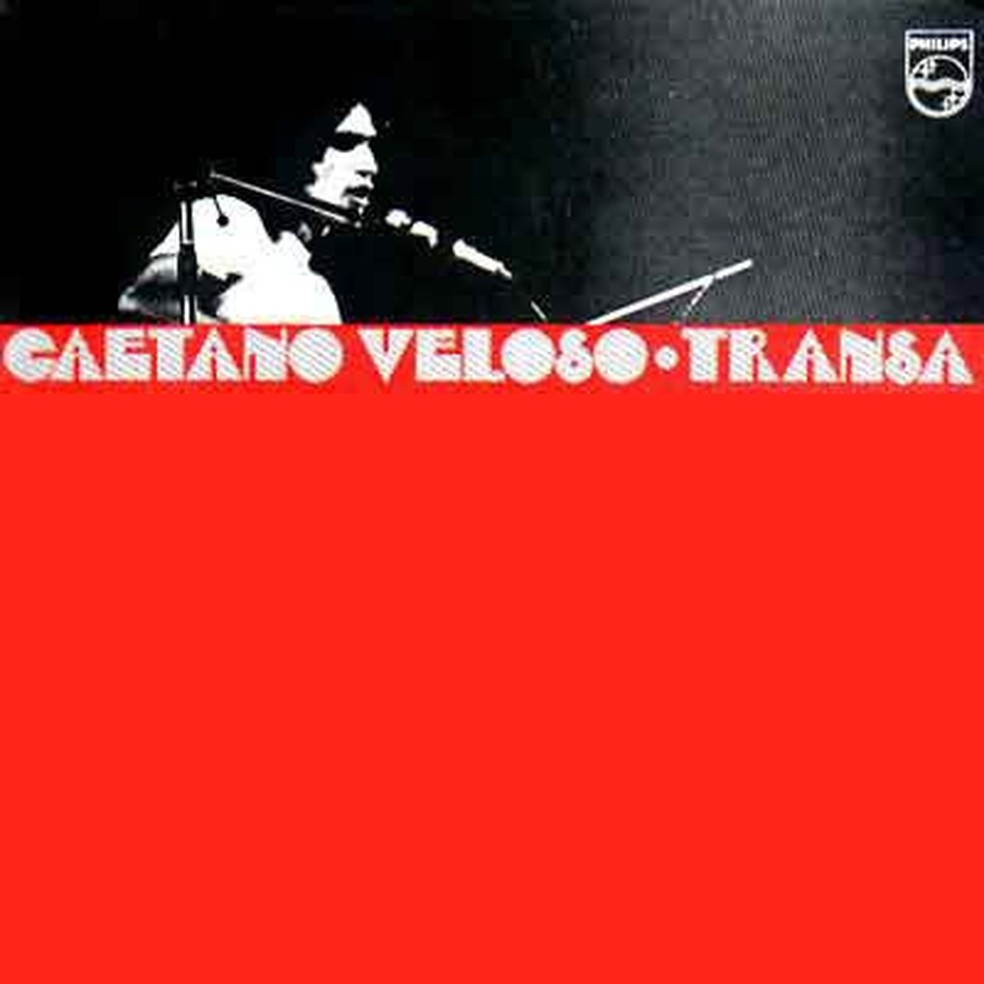 A capa do disco'Transa', de Caetano Veloso, ícone do movimento tropicalista — Foto: Reprodução