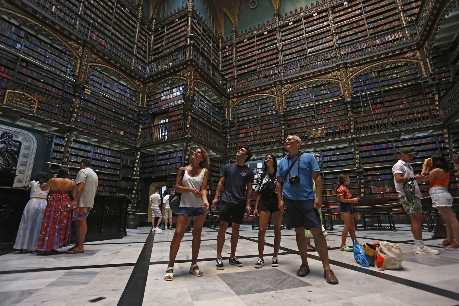 Real Gabinete Português de Leitura — Foto: Fabio Rossi / Agência O Globo