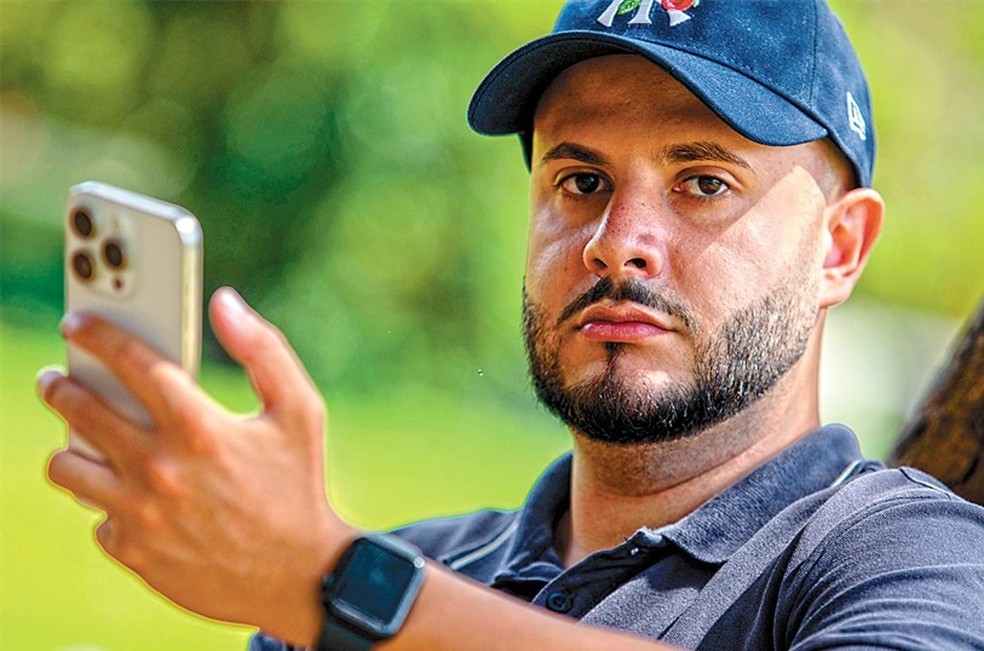 Rikelme Felipe de Assis, de 23 anos: “Aposto valores mais altos do que o de um churrasco” — Foto: Edilson Dantas/Agência O GLOBO