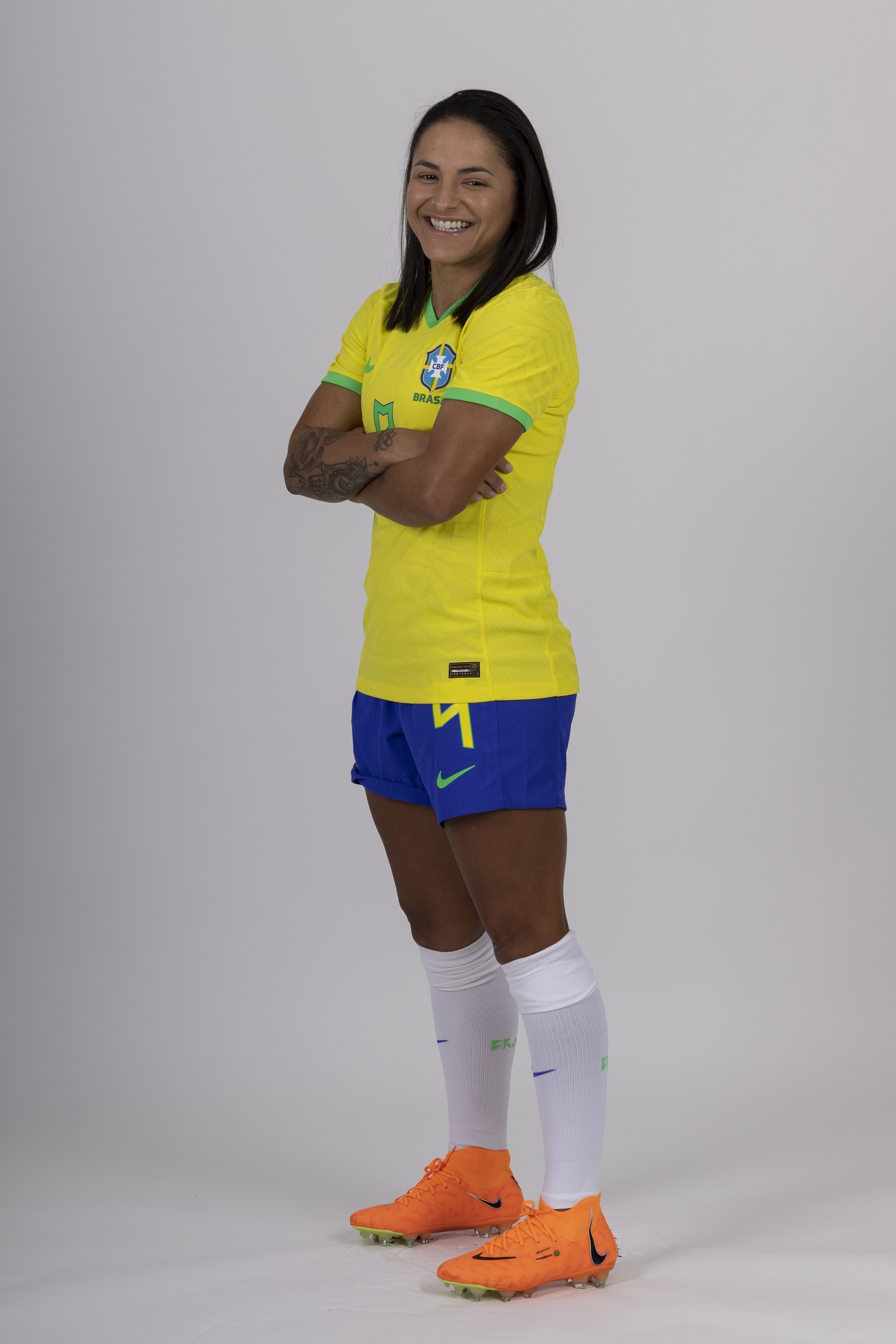 A jogadora brasileira Debinha. — Foto: Thais Magalhães/CBF