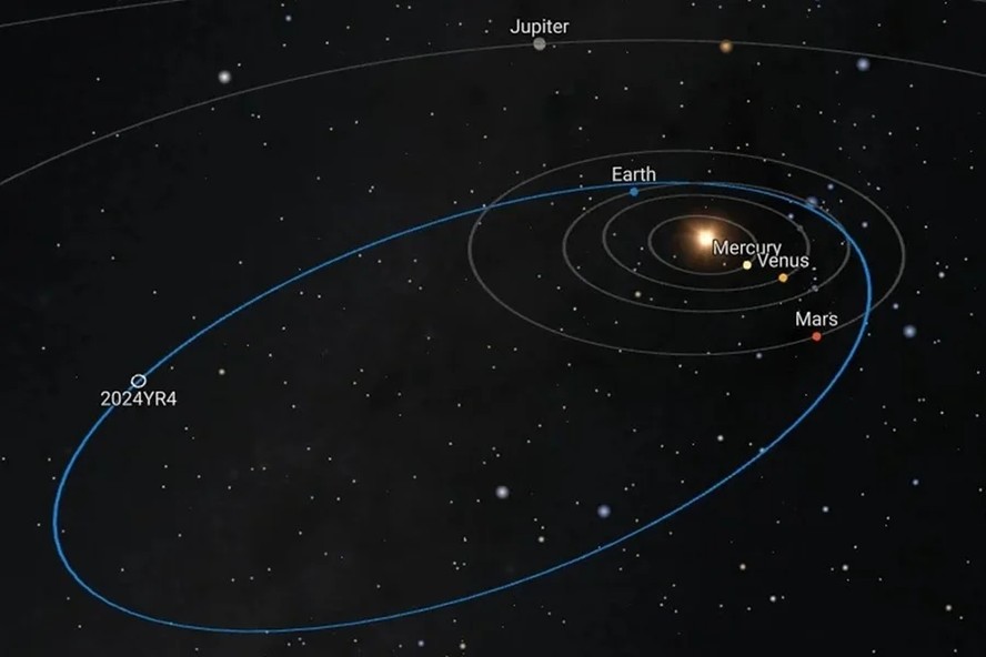 Asteroide monitorado não ameaça a Terra, mas pode atingir a Lua em 2032