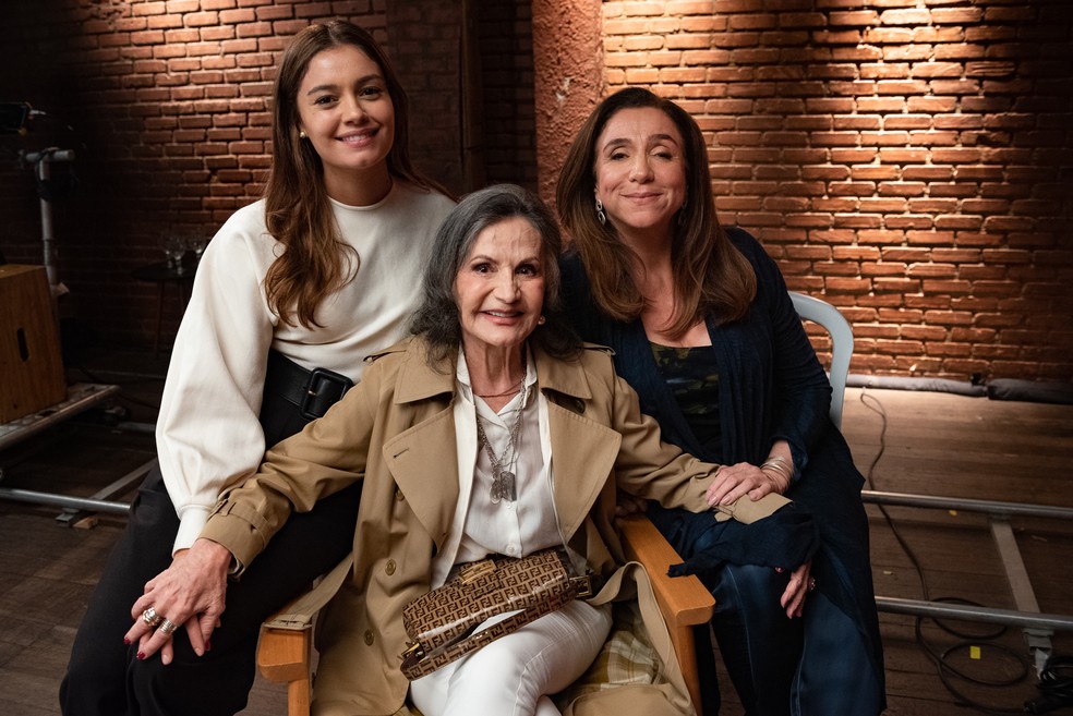 Sophie Charlotte, Rosamaria Murtinha e Marisa Orth — Foto: Clara Sampaio / Divulgação VIVA