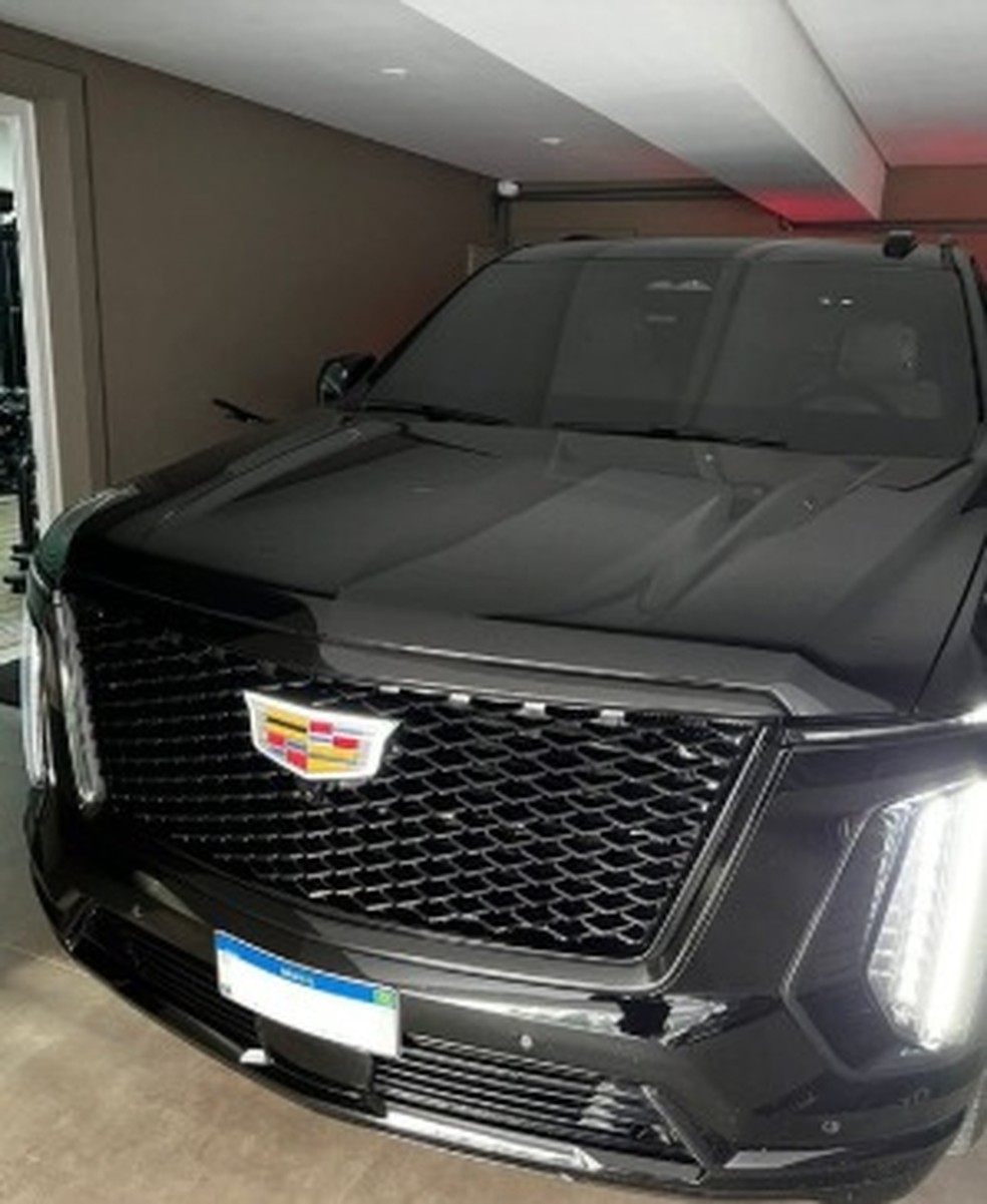 Carro apreendido pela PF em nova fase da Operação Sem Desconto — Foto: Reprodução/ Polícia Federal