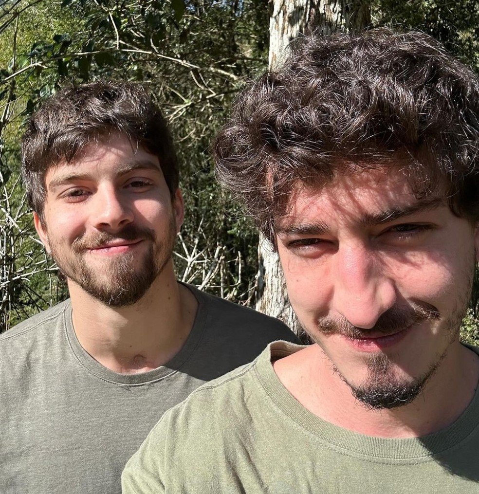 Johnny Massaro e Miguel Ferrari — Foto: Reprodução