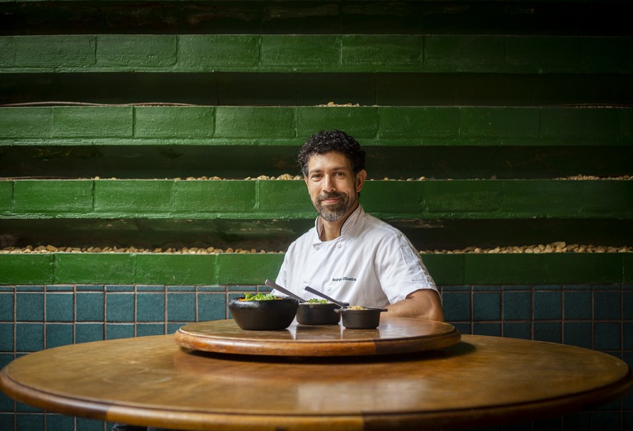 Chef Rodrigo Oliveira, do restaurante Mocotó (SP). Foto: Maria Isabel Oliveira / Agência O Globo.