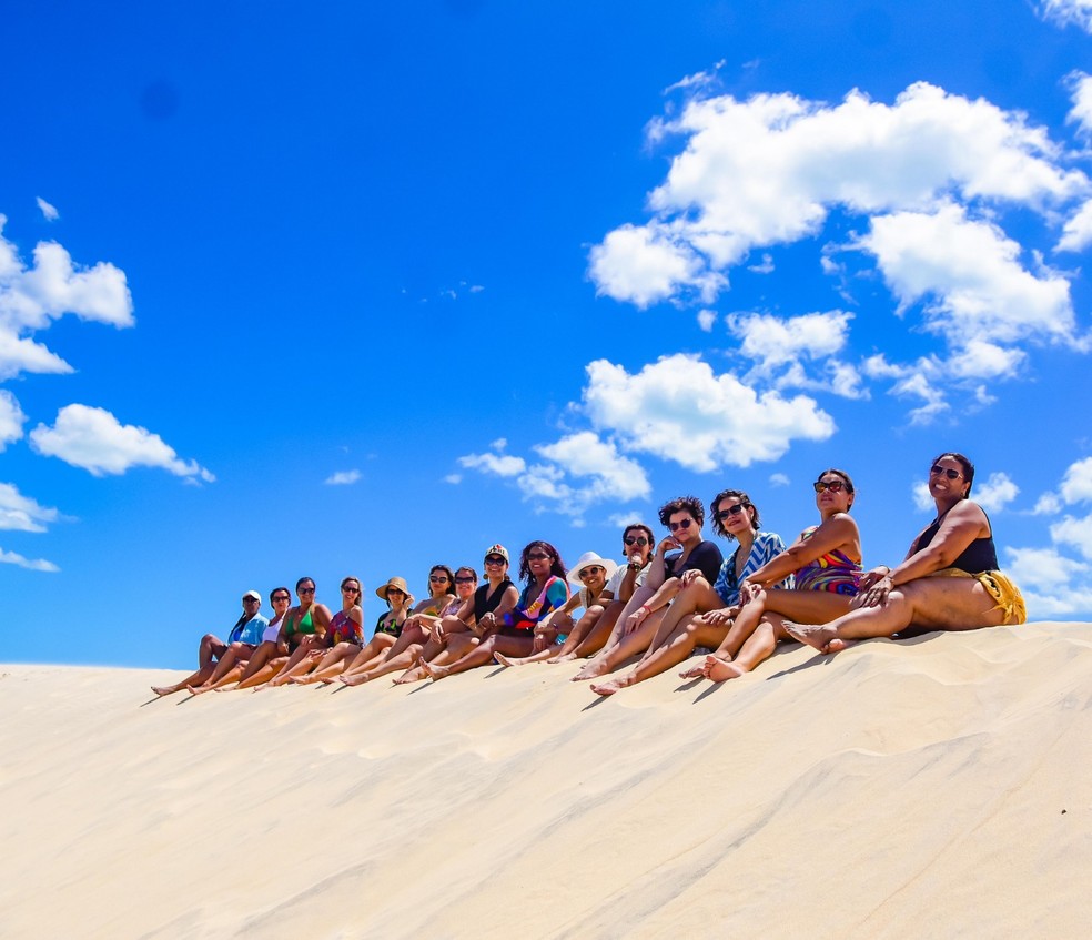 Mulheres se reúnem em grupos para viajar — Foto: Divulgação