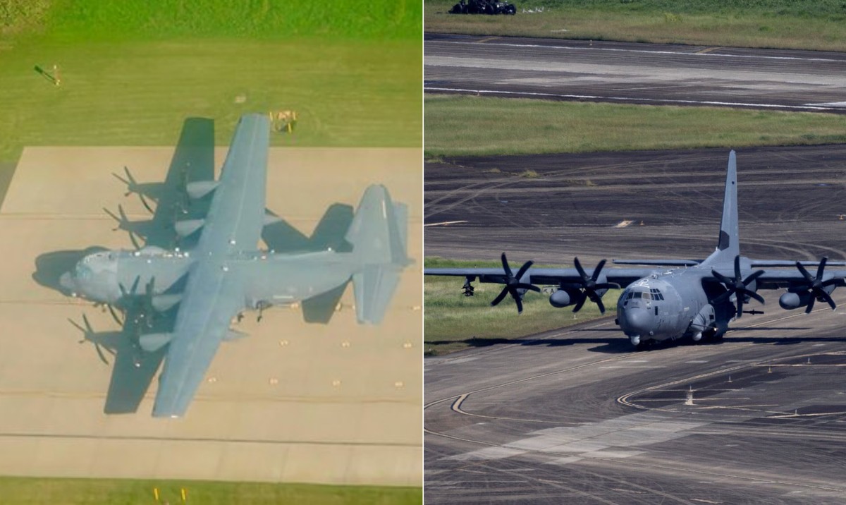 'Tanque voador': Trump envia ao Caribe avião avaliado em R$ 870 milhões equipado com mísseis, bombas guiadas e canhões