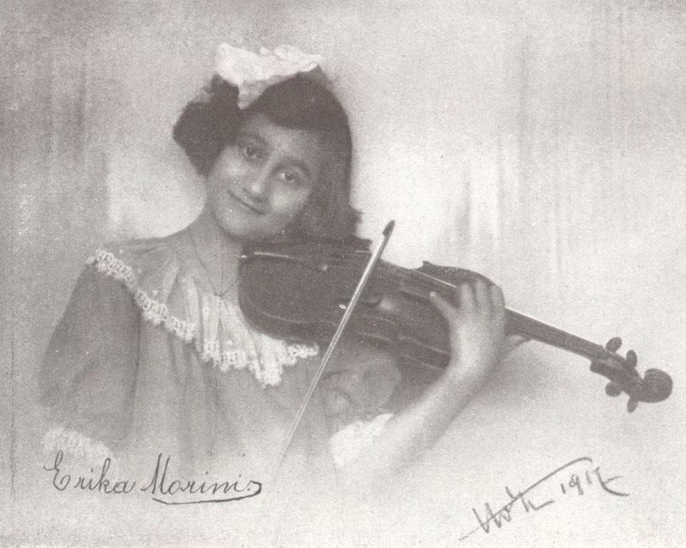 O violino de Erica Morini — Foto: Reprodução