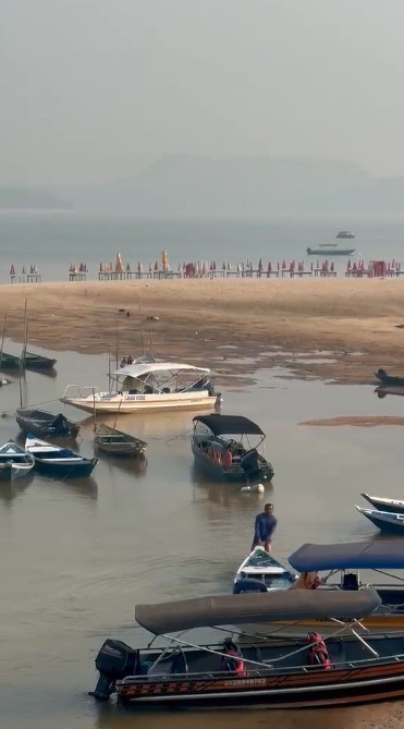 Fumaça de queimadas encobre Alter do Chão (PA) e qualidade do ar no famoso destino turístico fica 'muito insalubre'
