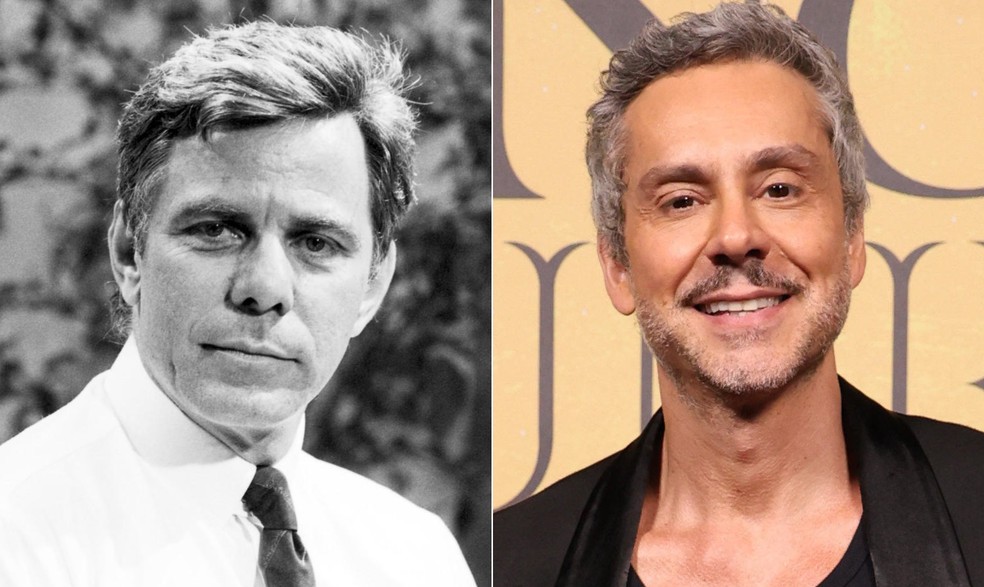 No remake de ‘Vale tudo’, Alexandre Nero vive Marco Aurélio — Foto: Beatriz Damy/Globo e Bazilio Calazans/Globo