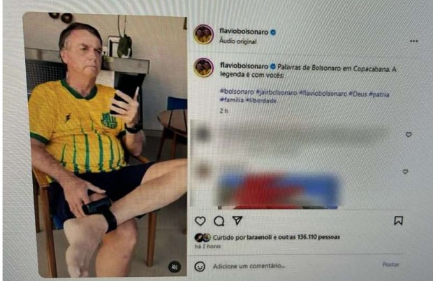 Genial/Quaest: 57% acham que Bolsonaro participou de chamada de vídeo em ato para 'provocar Moraes'