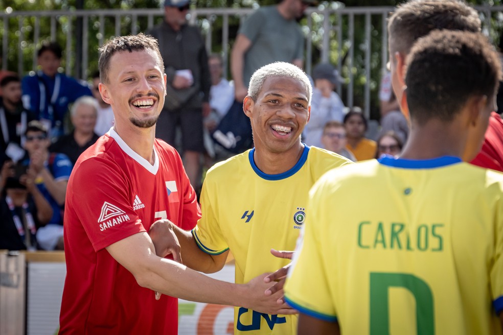 Brasil x República Tcheca — Foto: Anita Milas/HomelessWorldCup
