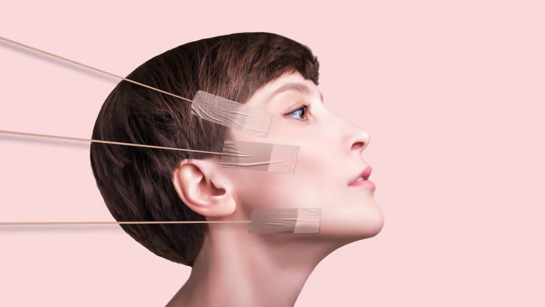 'Face taping' funciona? Entenda a tendência de usar fitas no rosto durante a noite