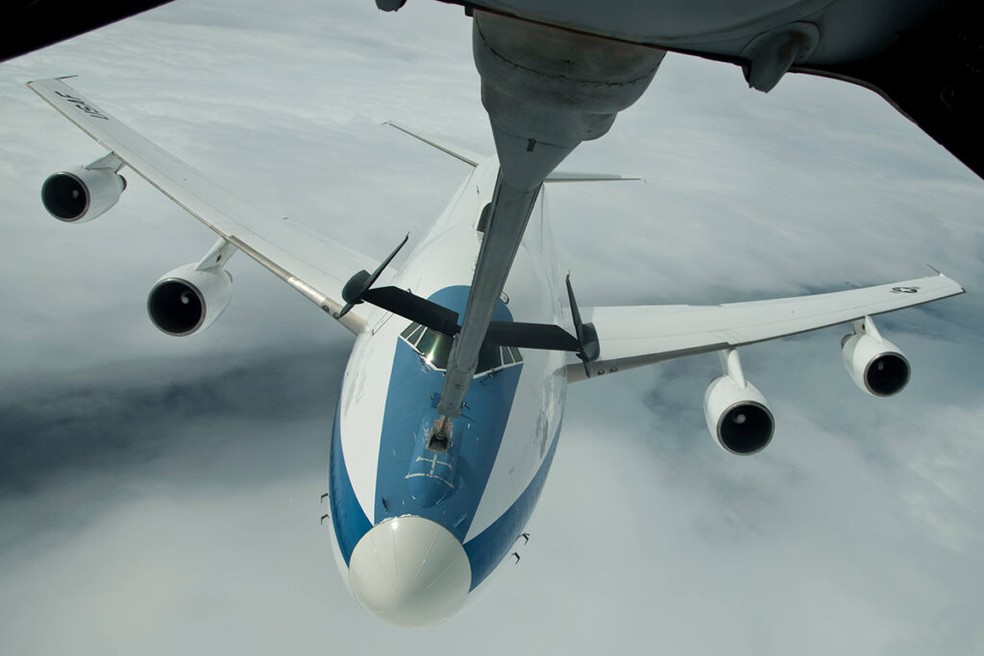 Reabastecimento em voo � Foto: U.S. Air Force