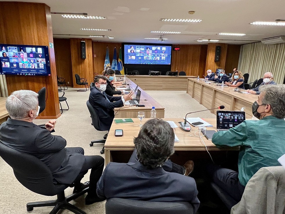Reunião da transição de governo com representantes de sindicatos e de servidores da rede federal de saúde do Rio — Foto: Roberto Stuckert Filho/Divulgação