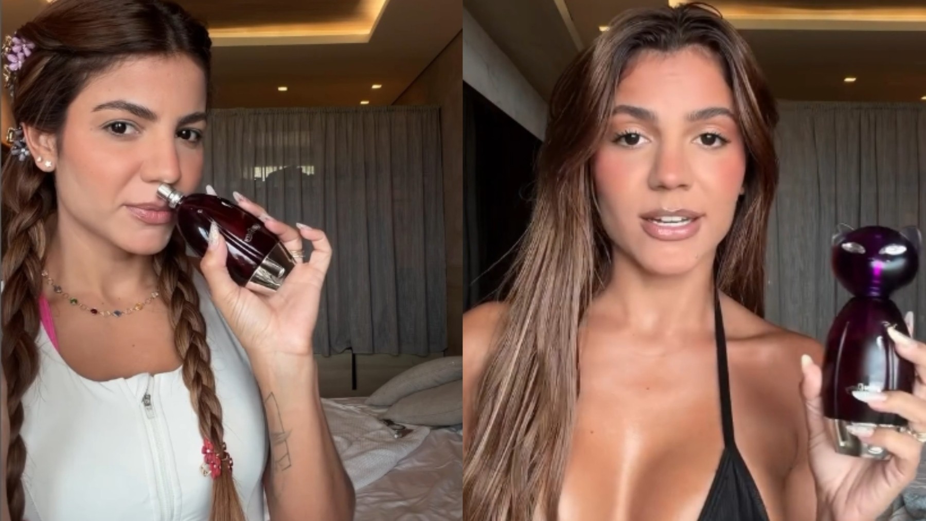 Hariany Almeida guarda perfumes na geladeira. Será que o hábito funciona? - Foto