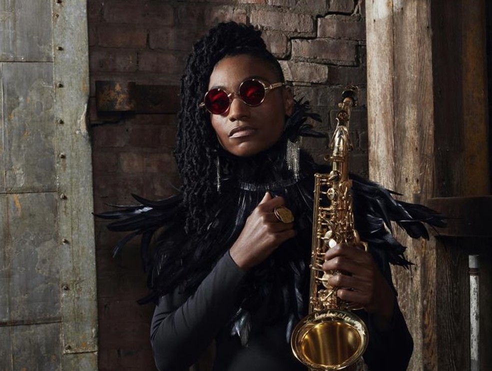 Lakecia Benjamin.Saxofonista americana será uma das atrações — Foto: Divulgação/Elizabeth Leitzell