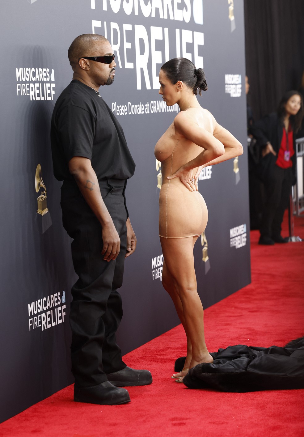 Bianca Censori — Foto: Frazer Harrison / GETTY IMAGES NORTH AMERICA / Getty Images via AFP