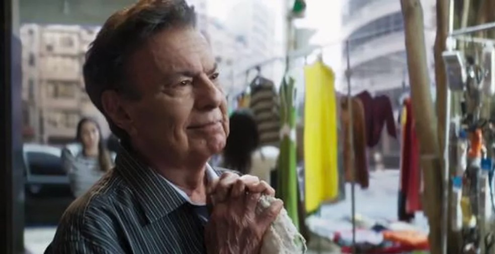 Agnaldo Rayol nos bastidores de 'Mister Brau', em 2017 — Foto: TV Globo