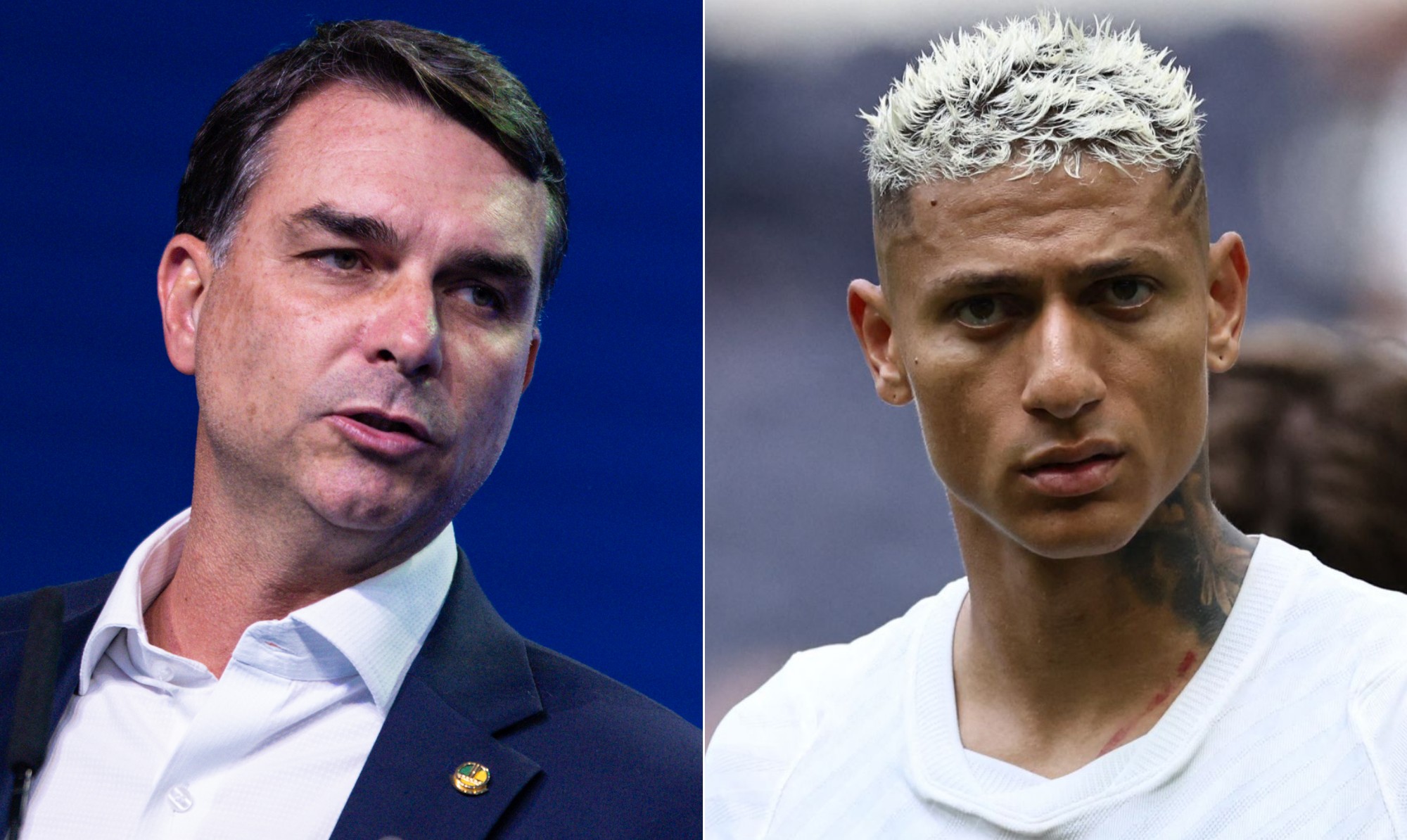 Em mensagens a Richarlison, Flávio Bolsonaro enviou trechos de acordo privado sobre ilha em Angra fechado por Willer Tomaz - Foto