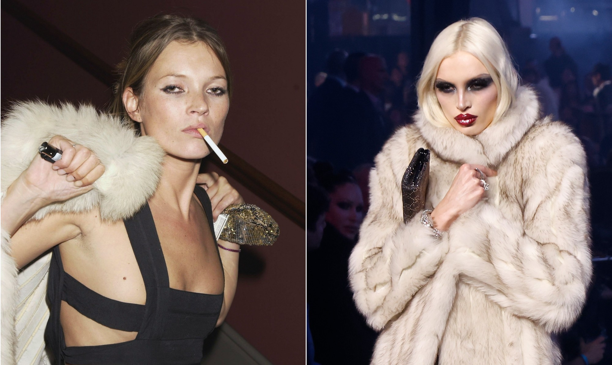 Make borrada, corpo esquálido e cigarro em punho: por quê
a estética heroin chic está de volta?