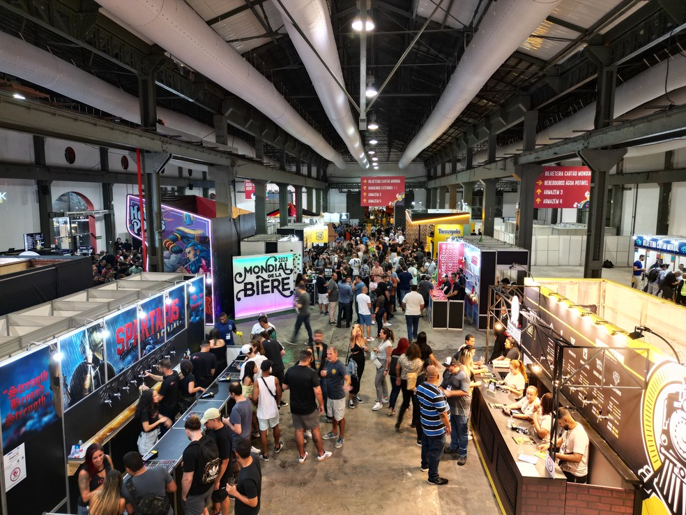 Mondial de la Bière acontece nos Armazéns 3, 4 e 5, no Pier Mauá — Foto: Divulgação