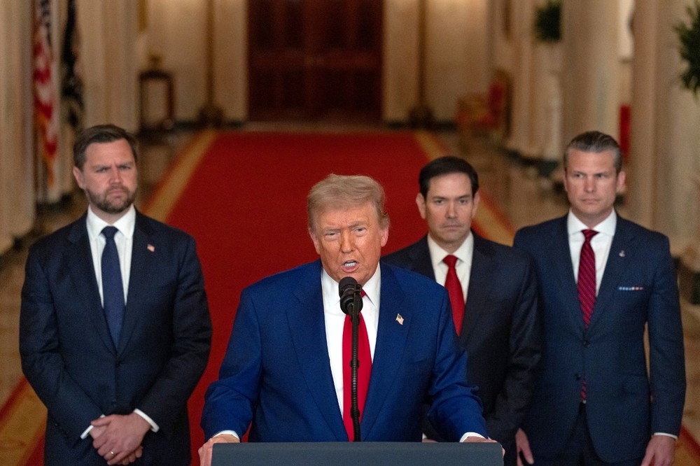 Trump e equipe