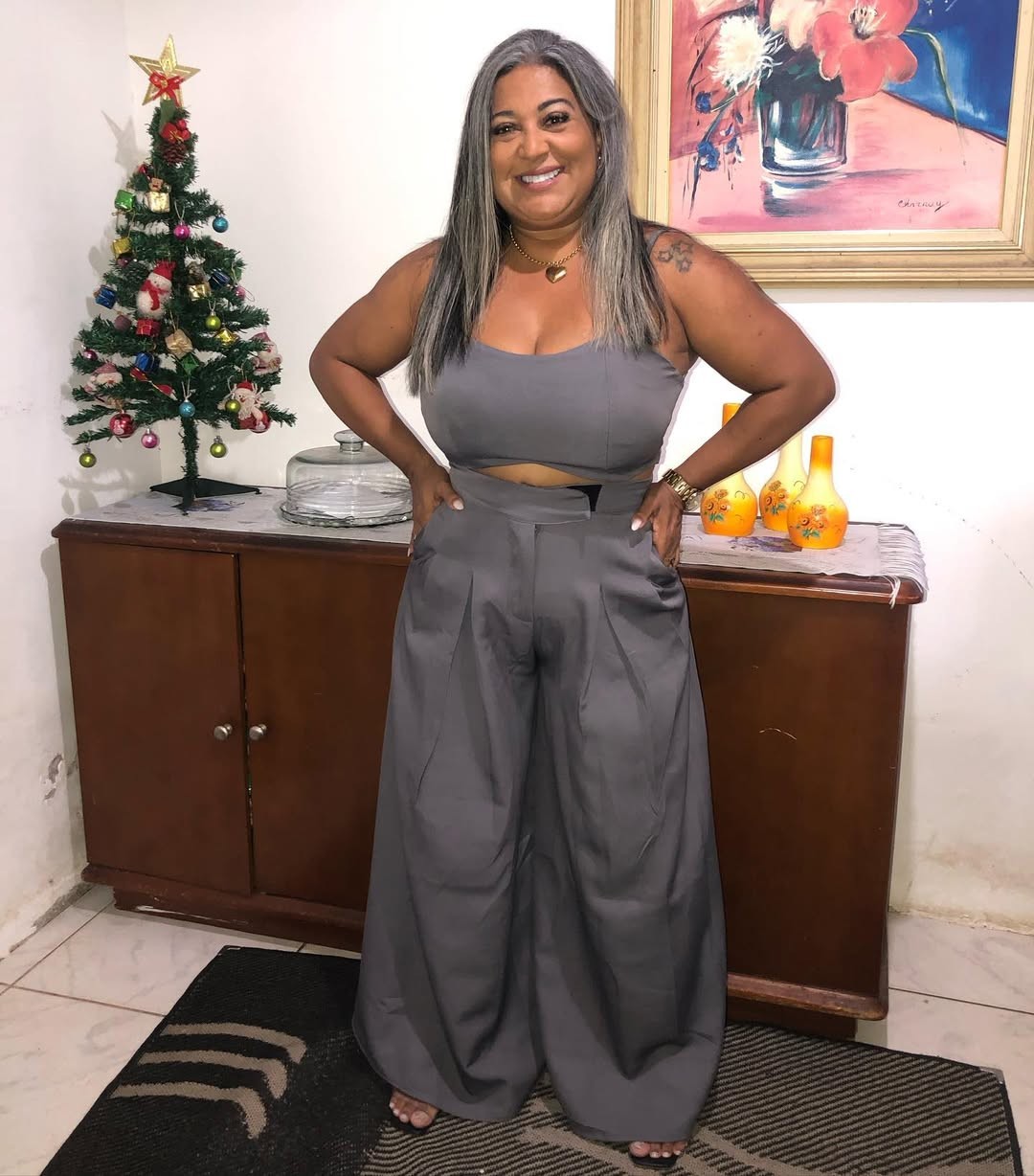 Cida Santos, from “BBB 4”, won R$500,000. She lost everything after lending money to friends and becoming a guarantor for a former advisor. Currently she lives with her husband and two children in Itaguaí. Sometimes he advertises on social networks — Photo: Reproduction/Instagram
