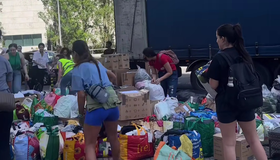 Mobilização de brasileiros em Portugal arrecada toneladas de doações para o RS