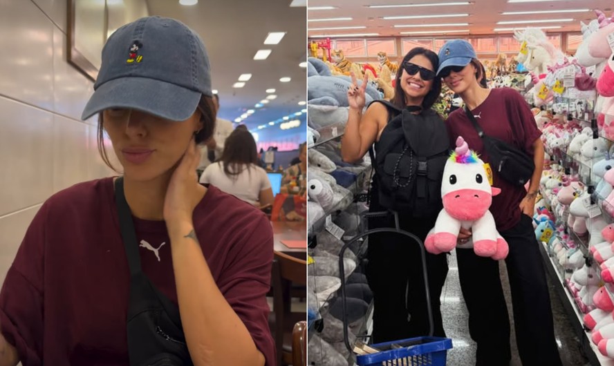 Bruna Biancardi mostra disfarce usado para andar na 25 de Março, em São Paulo