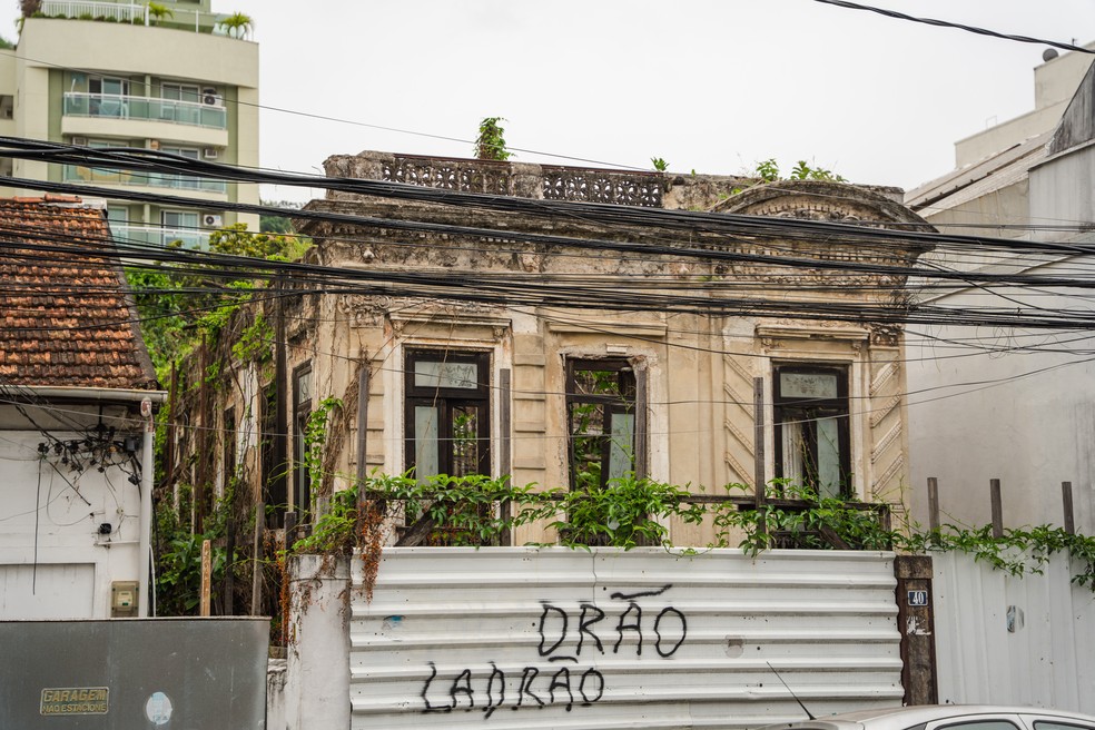 Em 2012, laudo apontou que o casarão corria risco de desabar — Foto: Divulgação