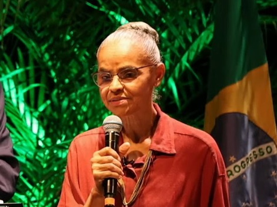 Ministra Marina Silva durante cerimônia em comemoração ao Dia Internacional da Biodiversidade, no Jardim Botânico, no Rio
