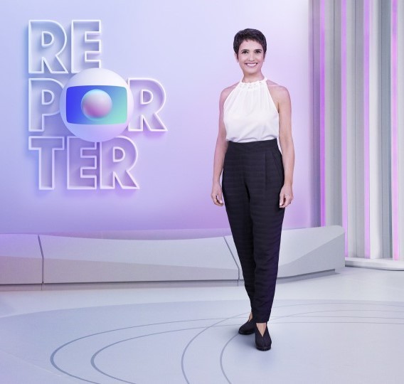 Sandra Annenberg assumiu o Globo Repórter e dividiu a bancada com Glória Maria, em 2019