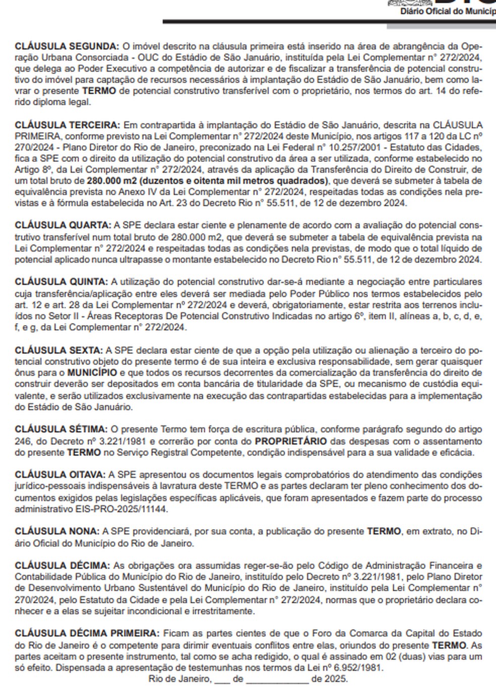 Diário Oficial — Foto: Reprodução