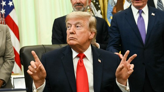 Genial/Quaest: imagem negativa de Trump entre brasileiros sobe seis pontos em um mês e vai a 45% Genial/Quaest: imagem negativa de Trump entre brasileiros sobe seis pontos em um mês e vai a 45%