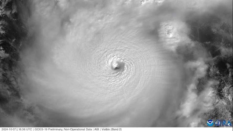 Furacão Milton é a tempestade mais forte do planeta em 2024