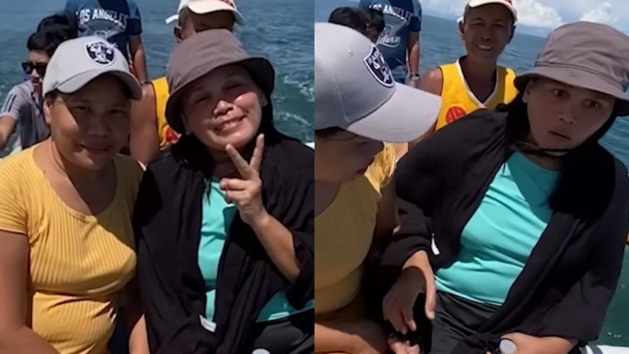 Mulher tem celular 'roubado' por peixe nas Filipinas e vídeo viraliza