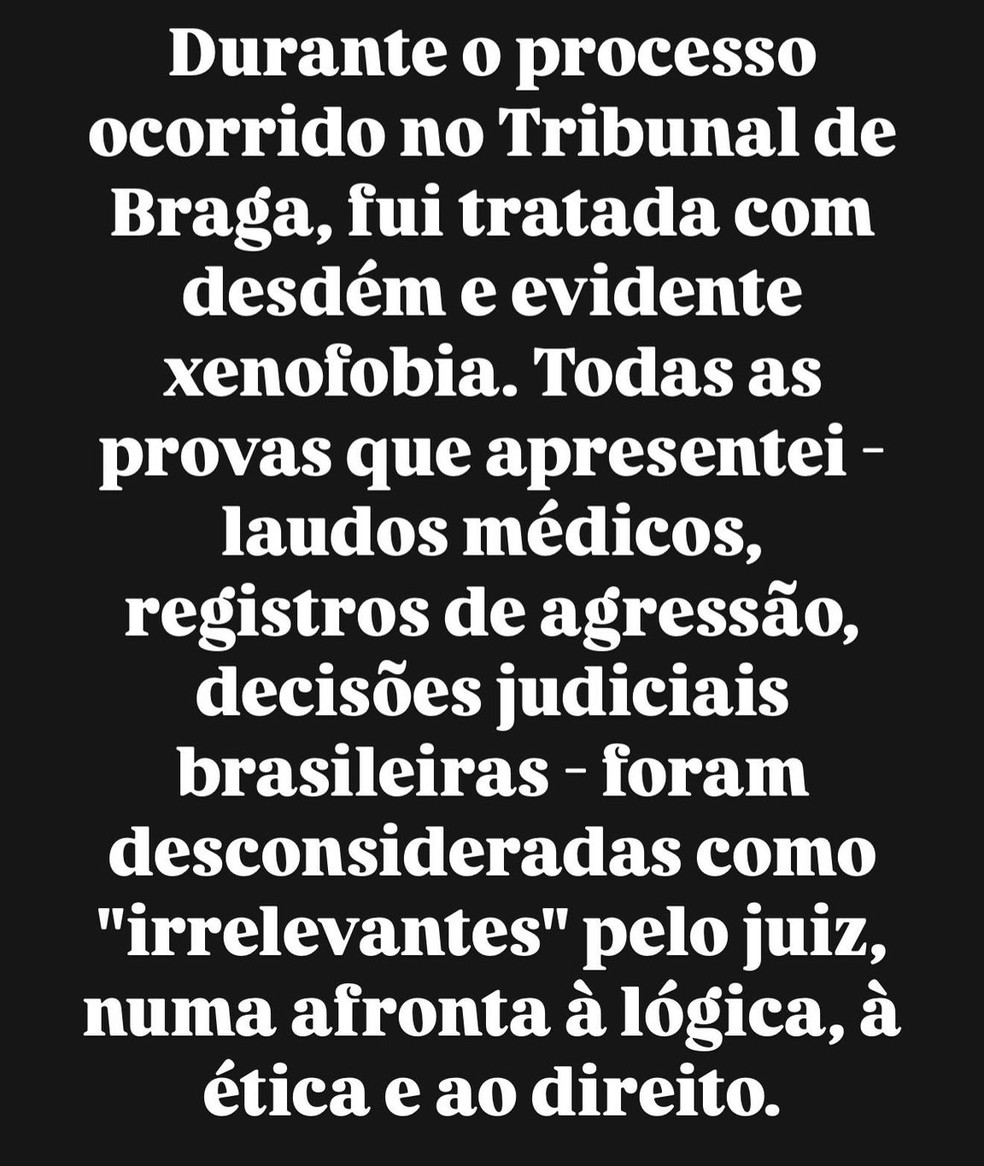 Imagem de textopúblicono instagram de marcilene pereira - foto: reprodução/instagram