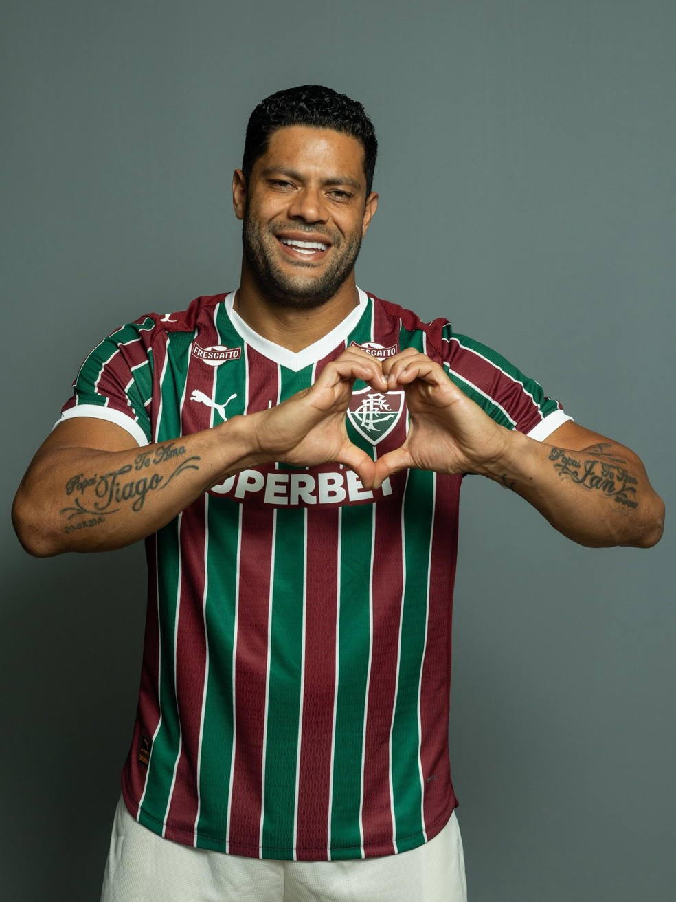 Fluminense anuncia contrata��o de Hulk at� o final de 2027 � Foto: Marina Garcia/FFC