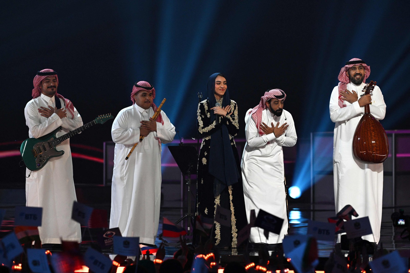 Russia is currently banned from Eurovision as part of sanctions imposed over its attack in Ukraine - Photograph: Olesya Kurpiyeva/AFP