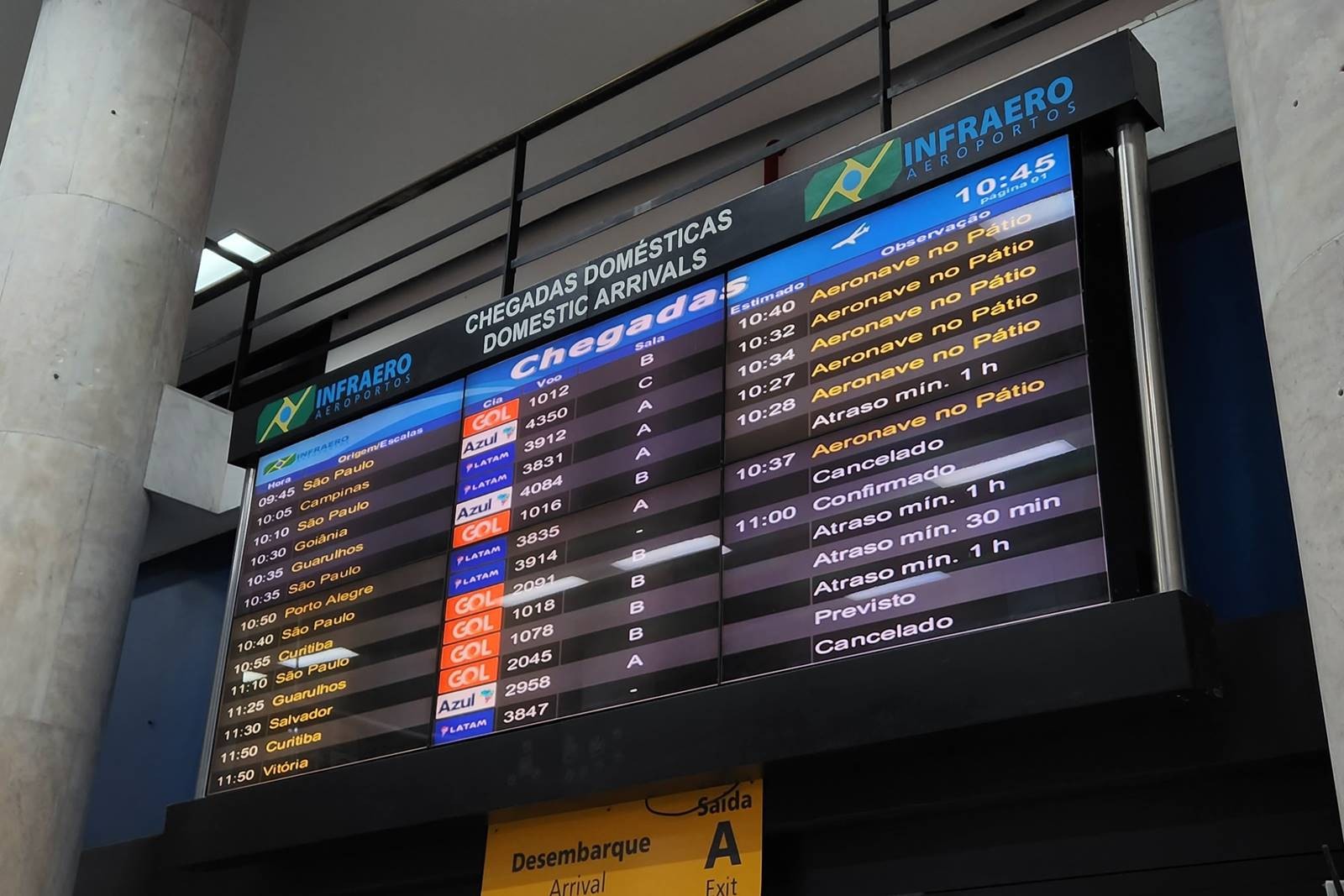Transferência de voos para Galeão deve se acentuar a partir de janeiro — Foto: Lucas Tavares/Agência O Globo