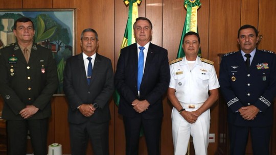 Comandantes das Forças Armadas não registraram agendas com Bolsonaro  
