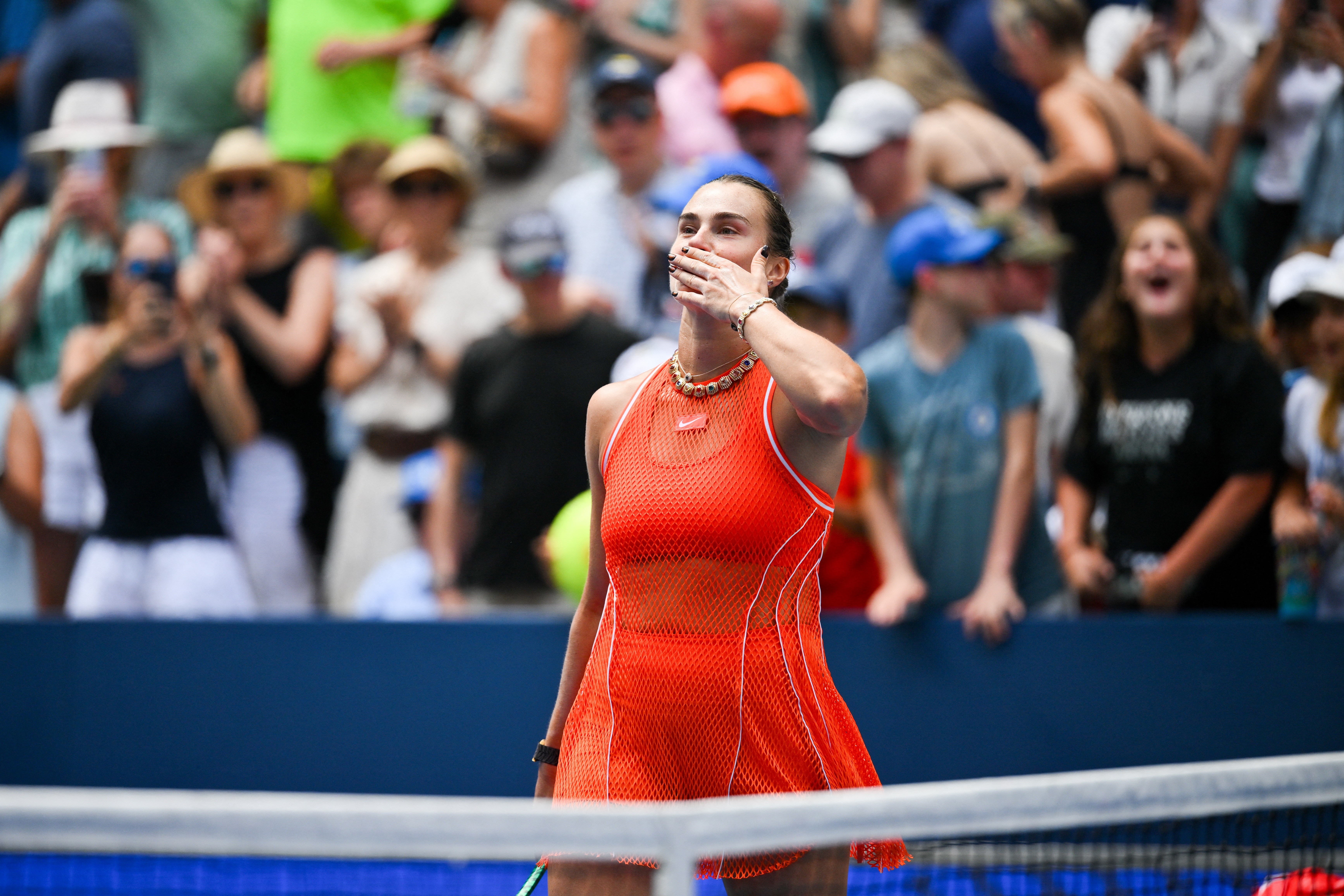 Aryna Sabalenka critica forte cheiro de maconha durante jogo no US Open