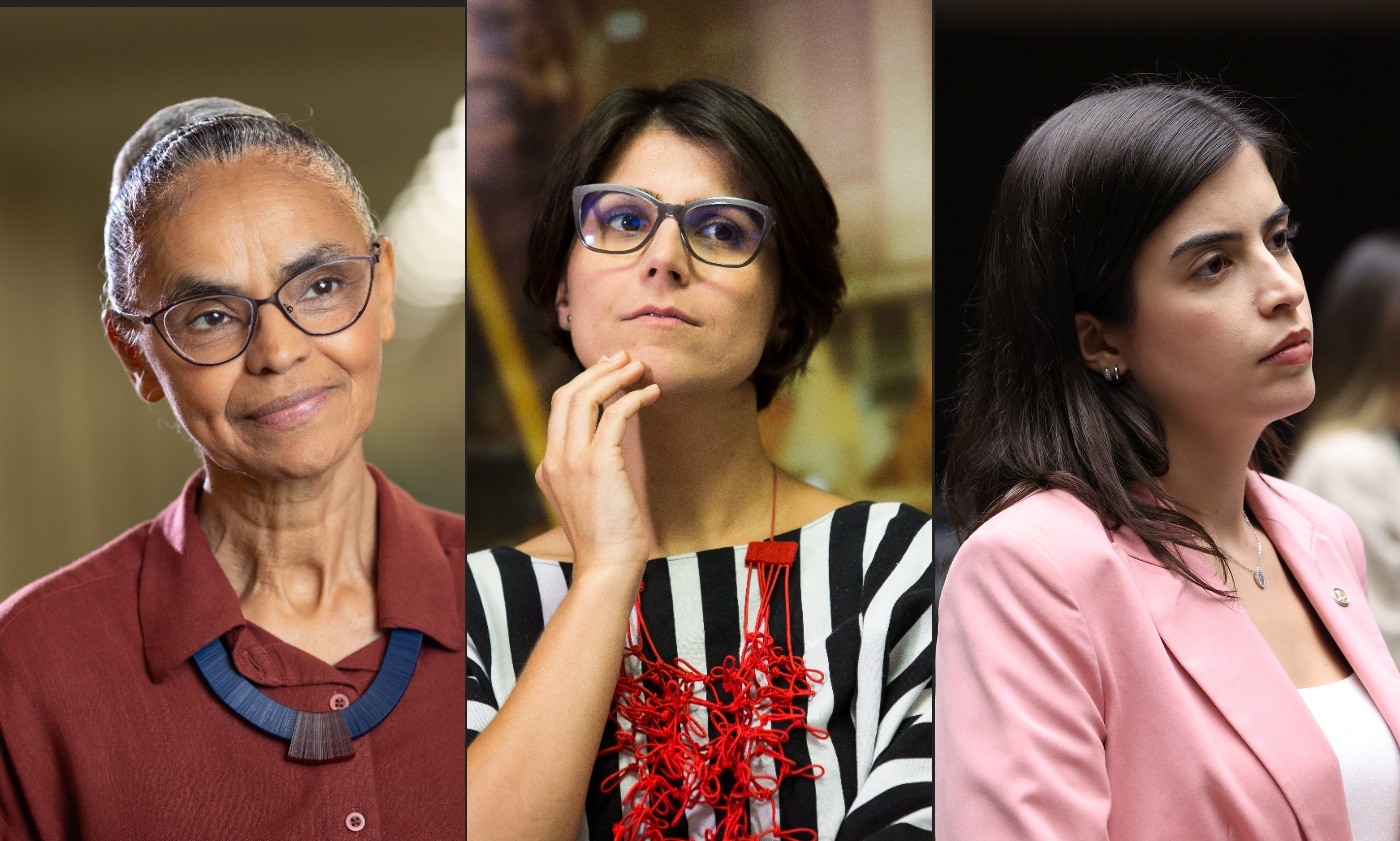 O que une o quinteto que inclui Marina Silva, Manuela D'Avila e Tabata Amaral - Foto