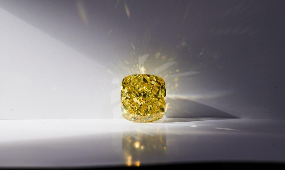 Diamante "Novo Sol" — Foto: Divulgação/Alrosa