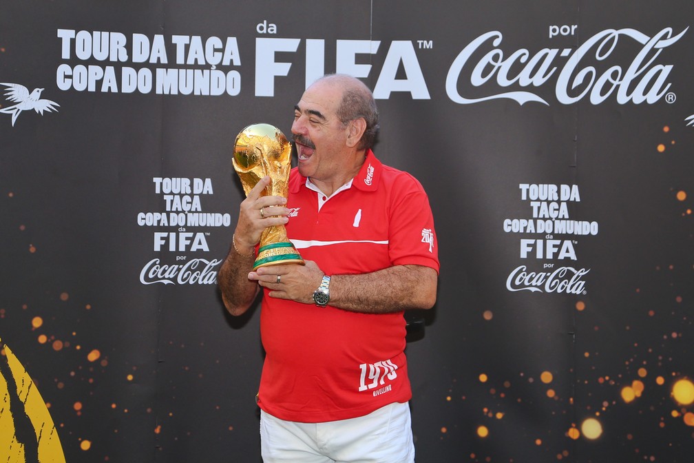 Rivellino marcou dois gols de falta em Copas — Foto: Marcos Ribolli