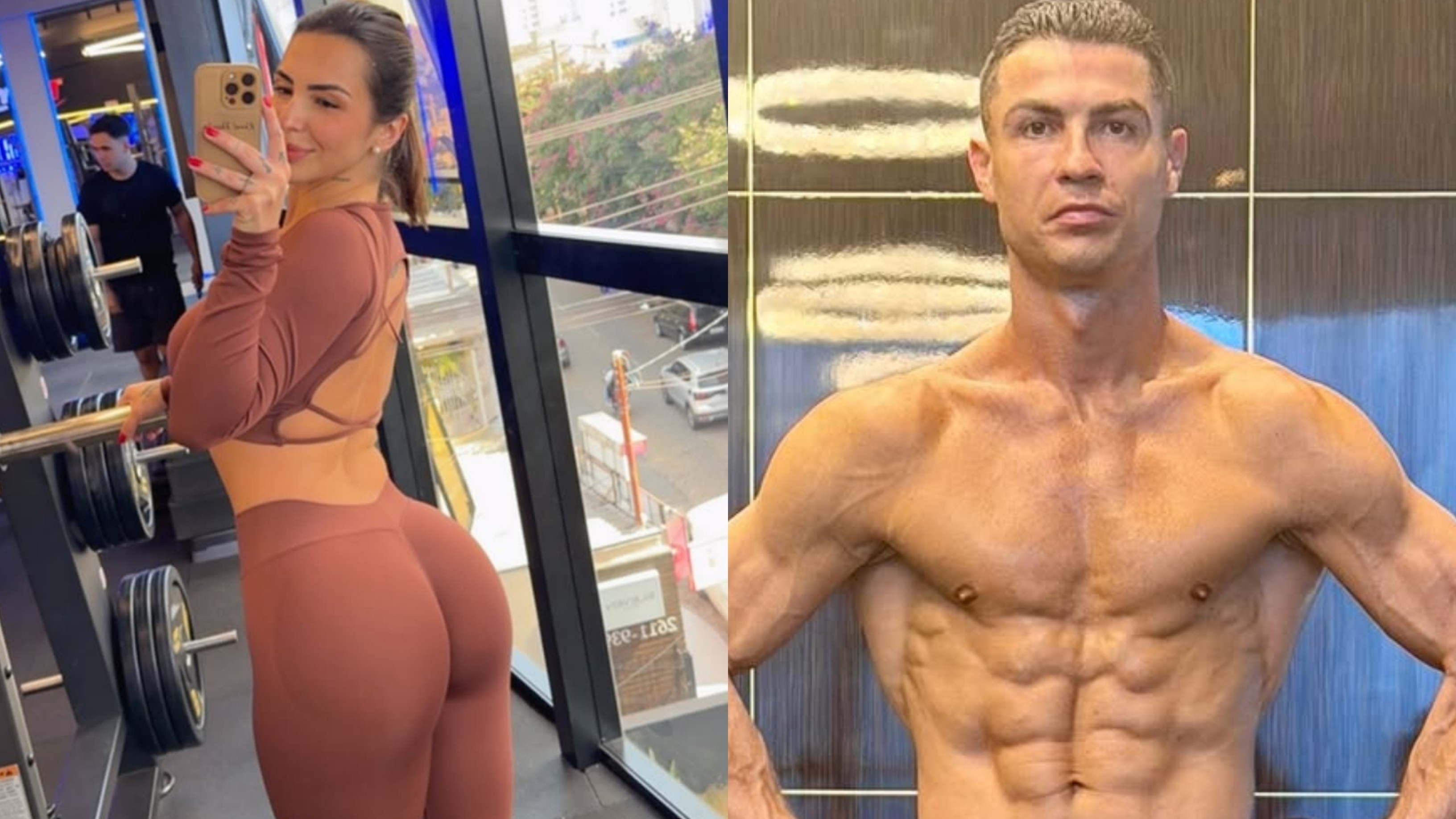 Influenciadora fitness vive rotina inspirada em Cristiano Ronaldo e relata transformação