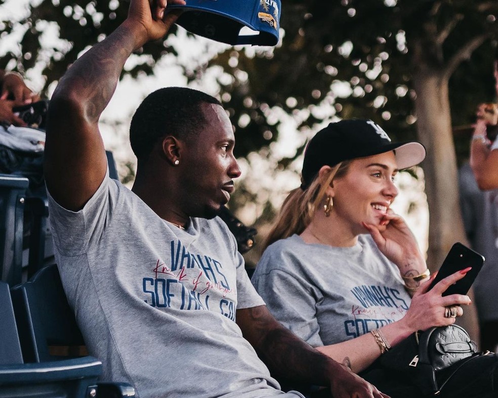 Adele e o noivo, Rich Paul — Foto: Reprodução/Instagram