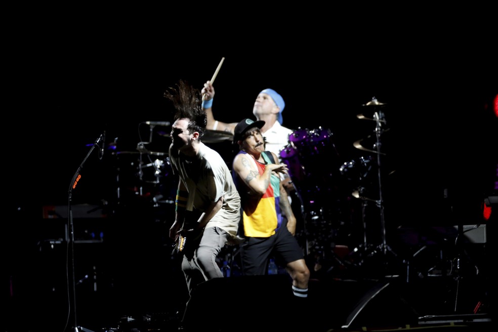 Red Hot Chili Peppers — Foto: Antonio Scorza / Agência O Globo
